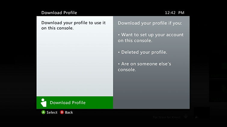 Перенос профиля Xbox Live 
