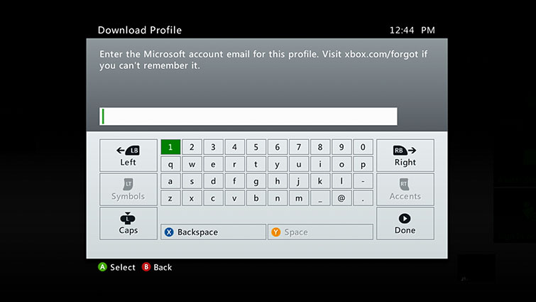 Перенос профиля Xbox Live 