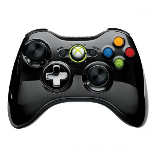 Wireless Controller for Xbox 360 (Chrome Black)