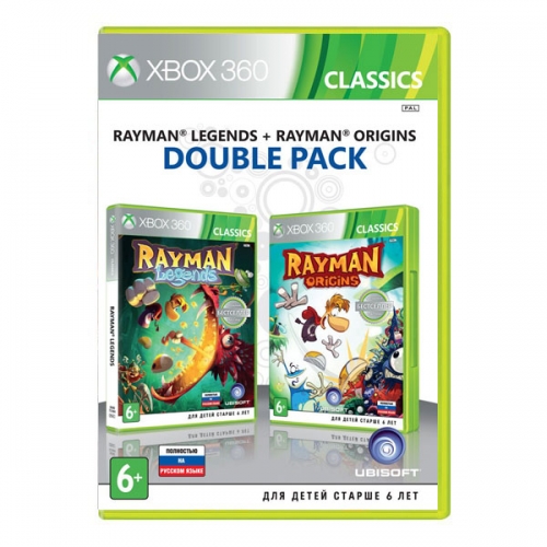 Комплект игр: Rayman Legends + Rayman Origins (Xbox 360)