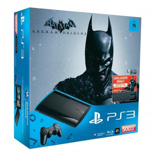 PS3 Super Slim 500Gb + Batman: Летопись Аркхема