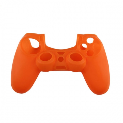 Силиконовый чехол для Dualshock 4 (Оранжевый)