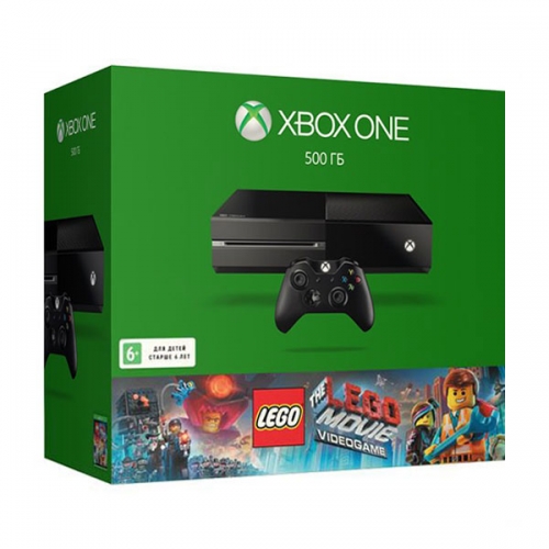 Xbox One 500Gb черный с игрой «The LEGO Movie Videogame»
