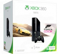 Xbox 360 500Gb E черный c игрой «Forza Horizon 2»