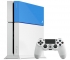 Лицевая панель Sony для PS4 (синяя)