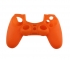 Силиконовый чехол для Dualshock 4 (Оранжевый)